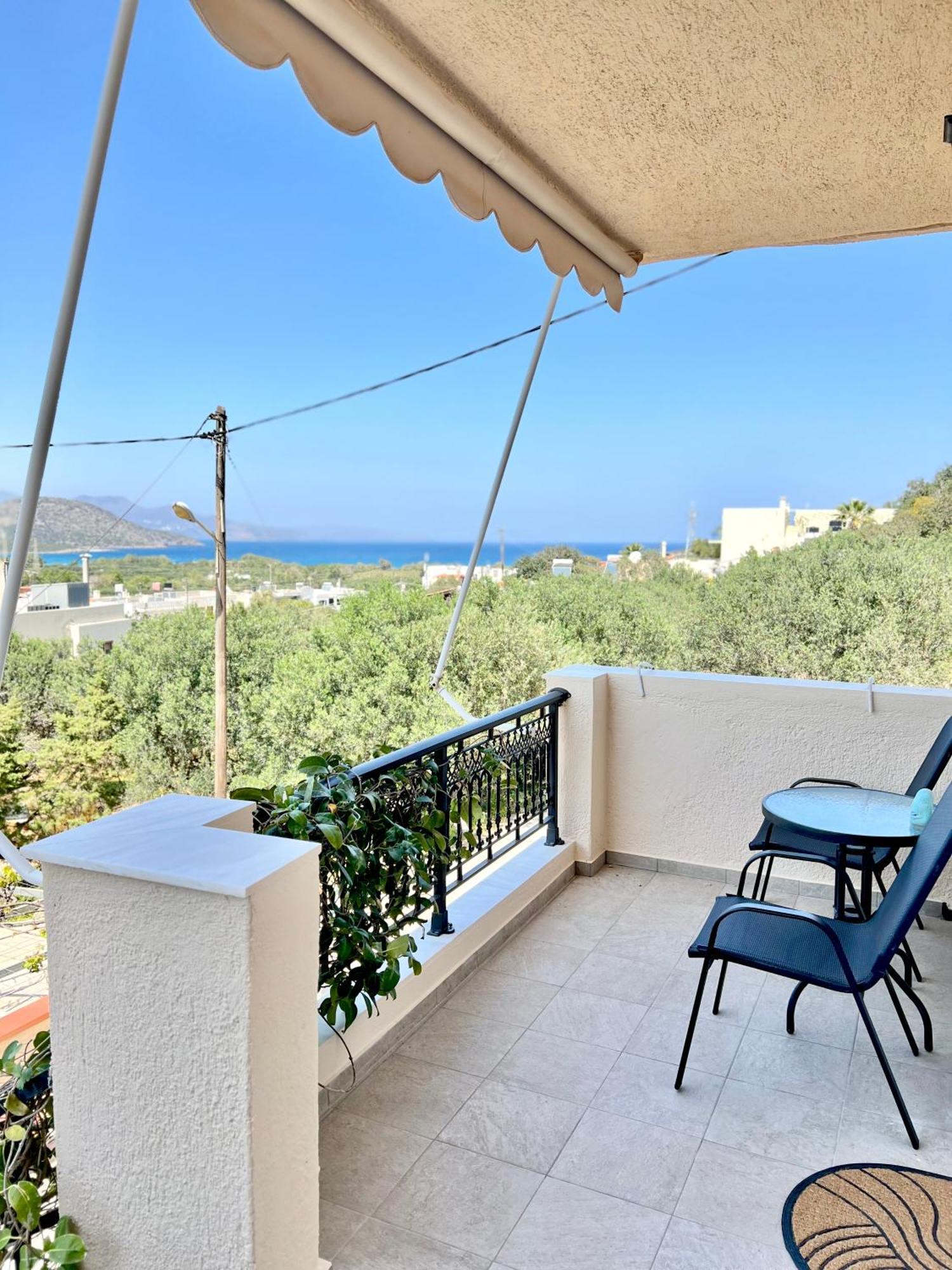 “Shiny” Sea View Apartment At Istron Ayos Nikolaos Dış mekan fotoğraf